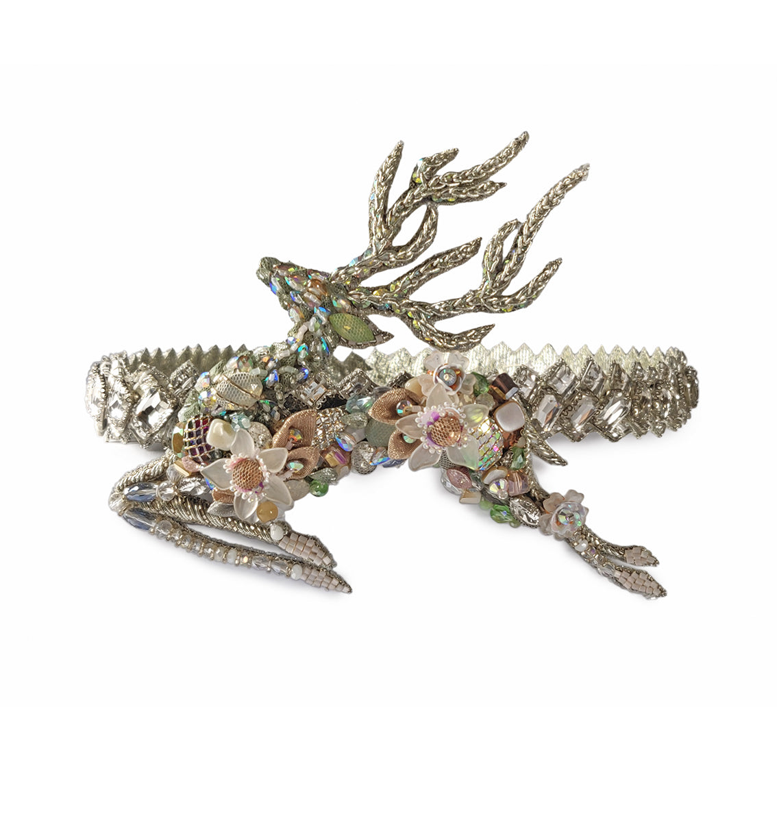 Encrusted Deer Belt