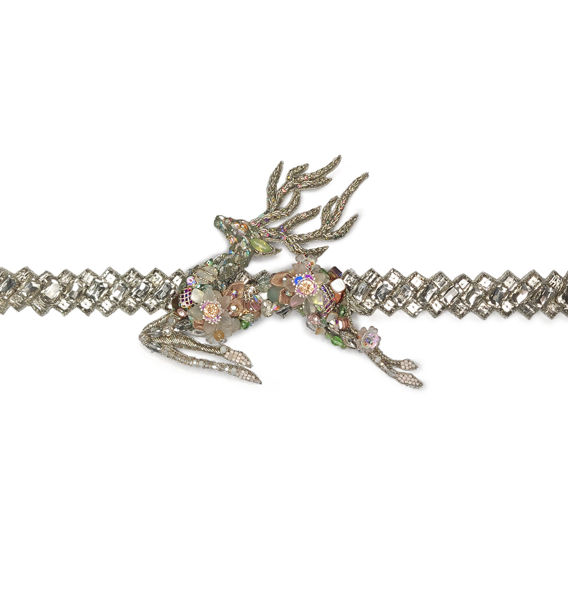 Encrusted Deer Belt