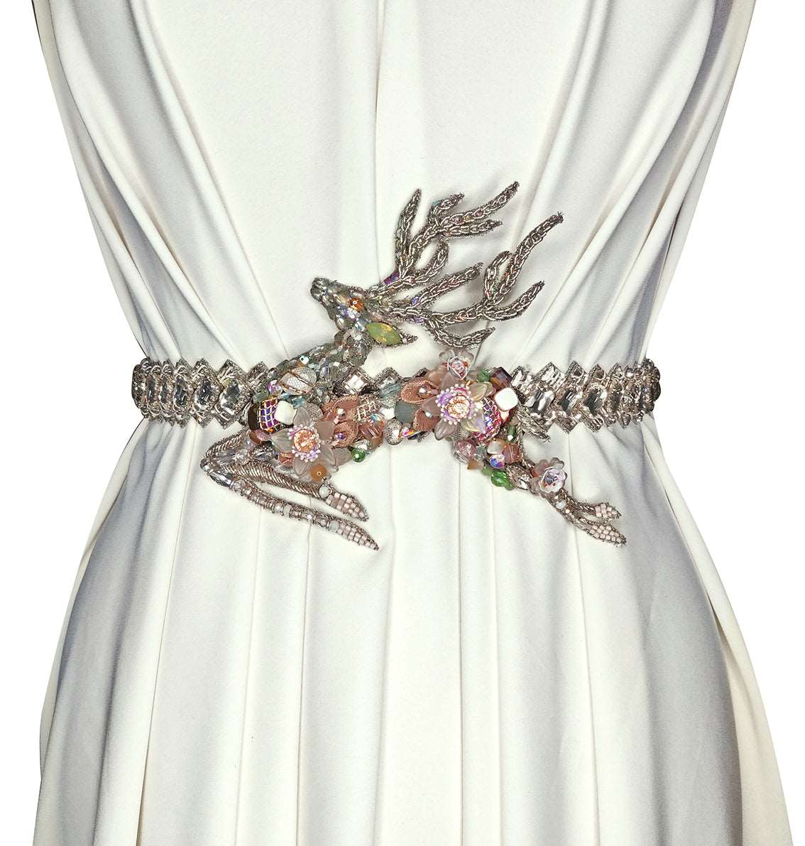 Encrusted Deer Belt